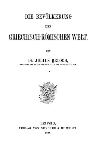 Die Bevölkerung der griechisch-römischen Welt