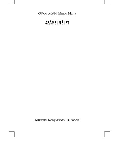 Számelmélet