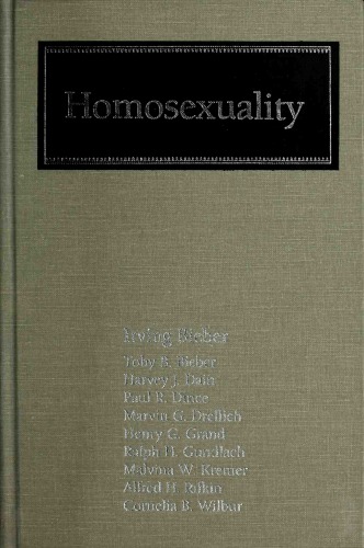 Homosexuality - A Psychoanalytic Study