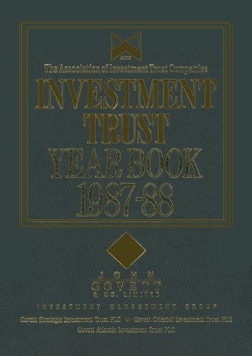 Investment Trust Year Book 1987–88