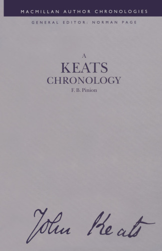 A Keats Chronology