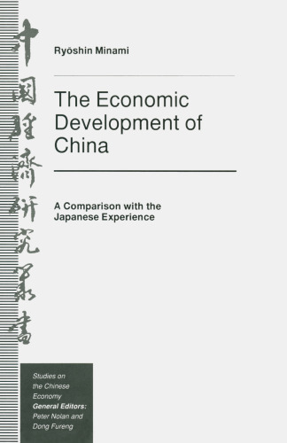 The Economic Development of China: A Comparison with the Japanese Experience