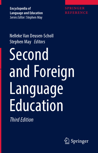 Second and Foreign Language Education