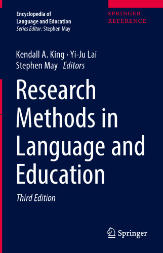 Research Methods in Language and Education
