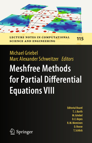 Meshfree Methods for Partial Differential Equations VIII