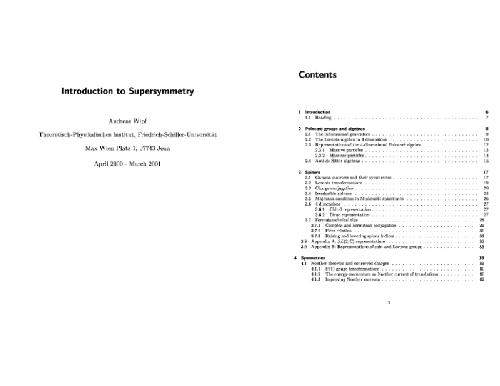 Lectures on supersymmetry
