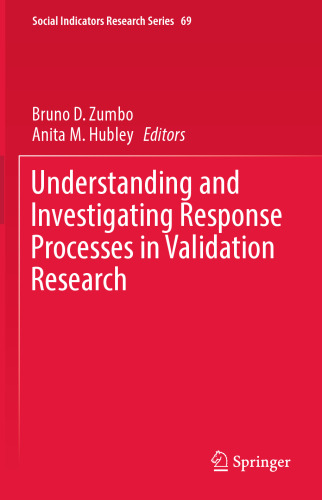 Understanding and Investigating Response Processes in Validation Research