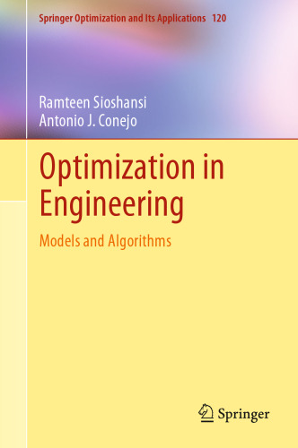 Optimization in Engineering: Models and Algorithms