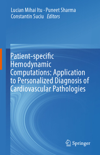 Patient-specific Hemodynamic Computations: Application to Personalized Diagnosis of Cardiovascular Pathologies