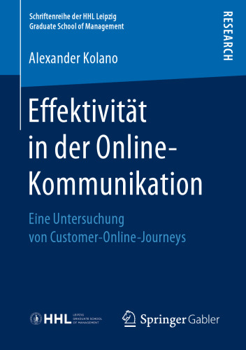 Effektivität in der Online-Kommunikation: Eine Untersuchung von Customer-Online-Journeys