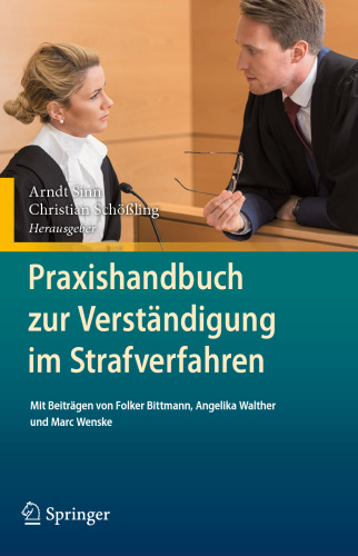 Praxishandbuch zur Verständigung im Strafverfahren