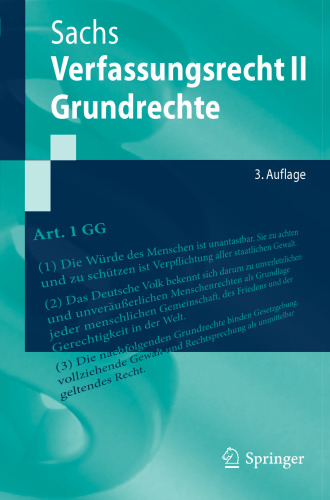 Verfassungsrecht II - Grundrechte