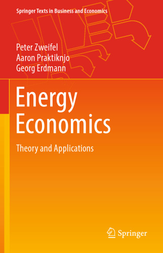 Energy Economics: Theory and Applications
