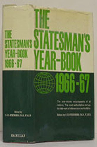 The Statesman’s Year-Book: Statistical and Historical Annual of the States of the World for the Year 1966–1967