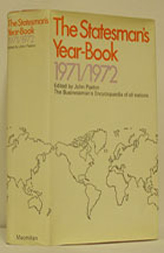 The Statesman’s Year-Book: Statistical and Historical Annual of the States of the World for the Year 1971–1972