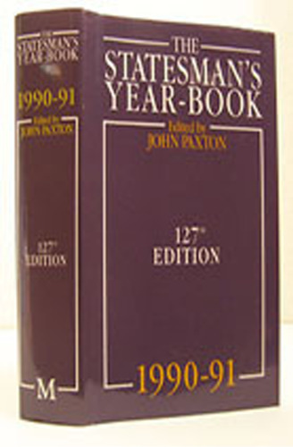 The Statesman’s Year-Book: Statistical and Historical Annual of the States of the World for the Year 1990–1991