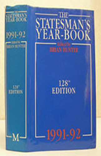The Statesman’s Year-Book: Statistical and Historical Annual of the States of the World for the Year 1991–1992