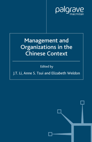 Management and Organizations in the Chinese Context