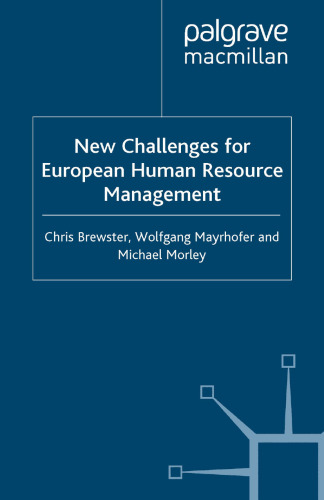 New Challenges for European Human Resource Management