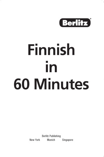 Finnish In 60 Minutes