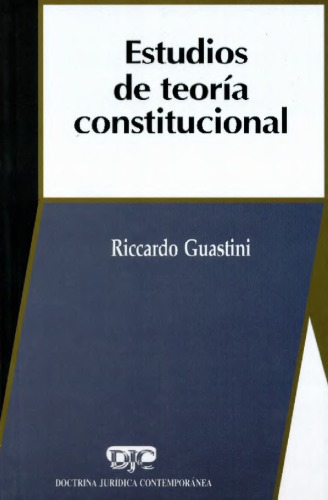 Estudios de teoría constitucional