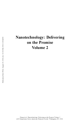 Nanotechnology : delivering on the promise