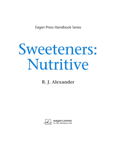 Sweeteners: Nutritive Handbook