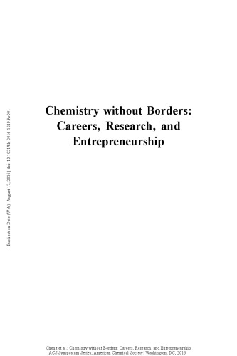Chemistry without borders : careers, research, and entrepreneurship