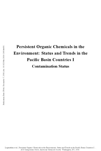 Persistent Organic Chemicals in the Environment - Status and Trends in the Pacific Basin Countries I Contamination Status
