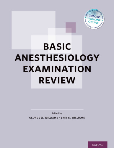 Basic anesthesiology examination review