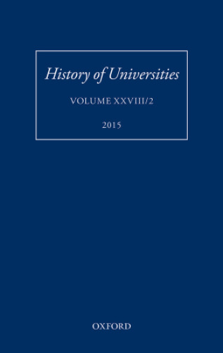 History of universities. Volume XXVIII/2