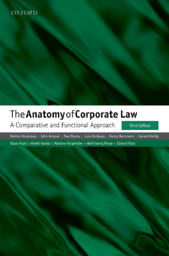The anatomy of corporate law : A Comparative and Functional Approach