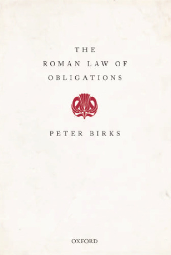 The Roman law of obligations