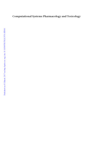 Computational systems pharmacology and toxicology