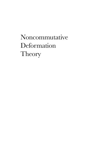 Noncommutative deformation theory