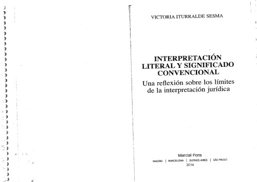 Interpretación literal y significado convencional