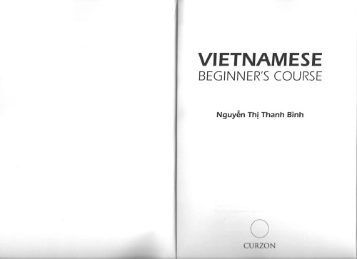 Vietnamese Beginner’s Course
