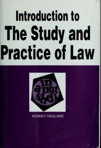 Introduction to the Study and Practice of Law