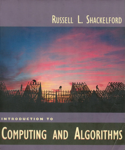 Introduction to Computing and Algorithms