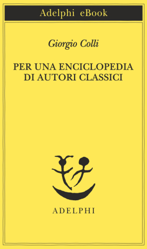 Per una enciclopedia di autori