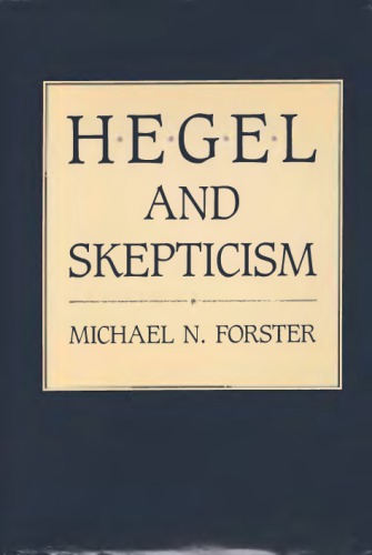 Hegel and Skepticism