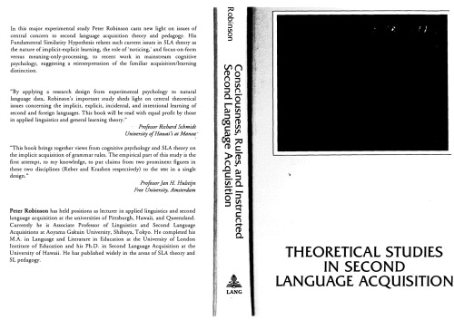 Consciousness, rules, and instructed second language acquisition