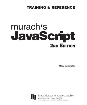 Murach’s javascript