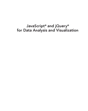 javascript and jQuery for Data Analysis and Visualization