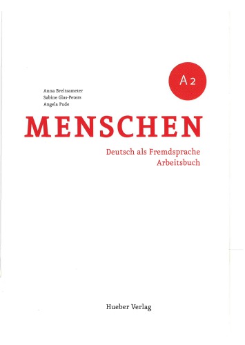 Menschen. Deutsch als Fremdsprache. Arbeitsbuch (A2)
