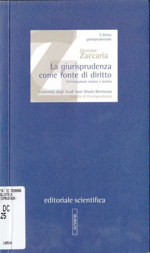 La giurisprudenza come fonte del diritto