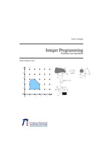 Integer Programming: Polyhedra and Algorithms [Lecture notes]
