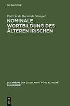 Nominale Wortbildung des älteren Irischen.