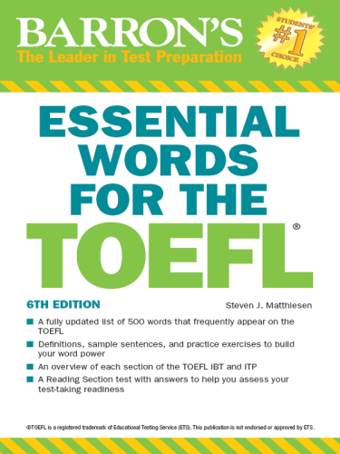 Essential Words for the TOEFL