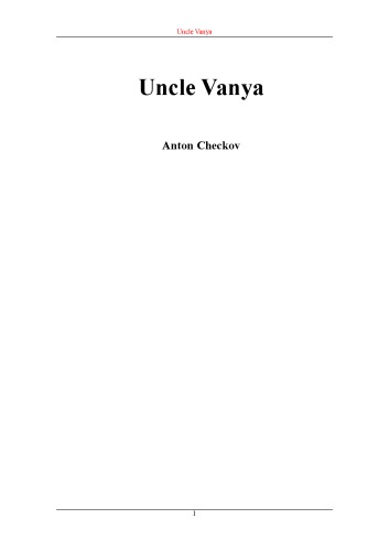 Uncle Vanya